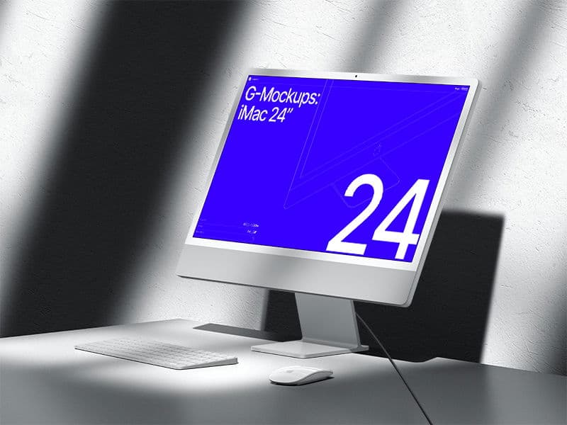 iMac 24 inch online mockup