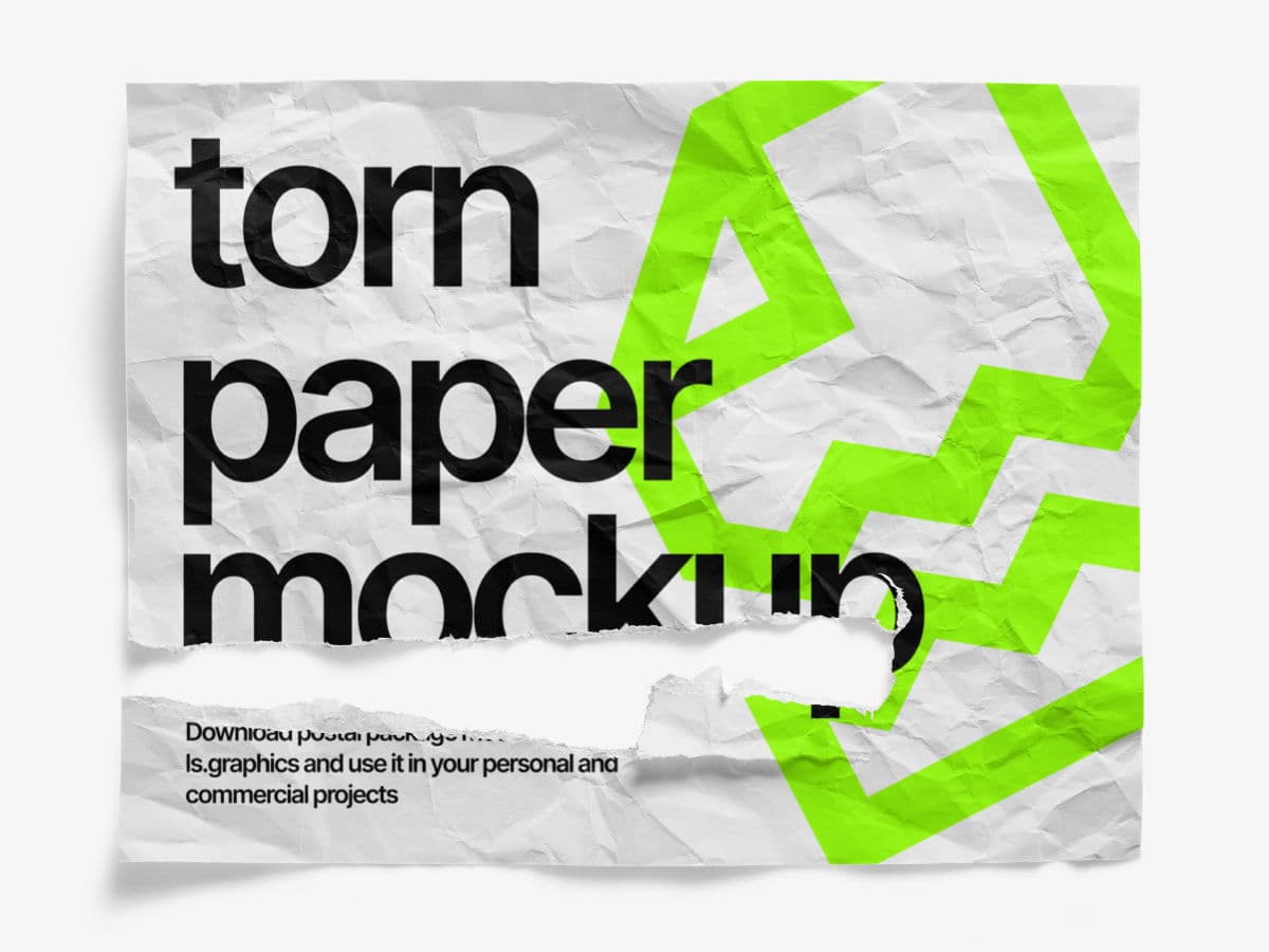 Torn Posters online mockup