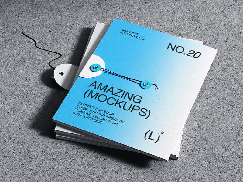 Qubus. Folders online mockup