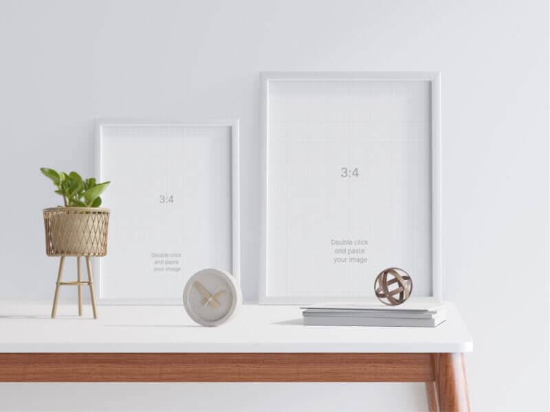 Frames online mockup
