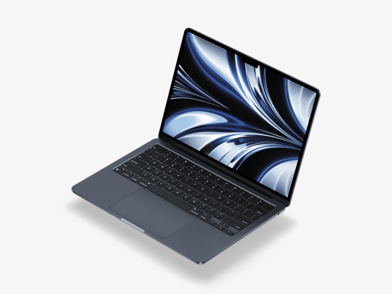 MacBook Air (2022) online mockup