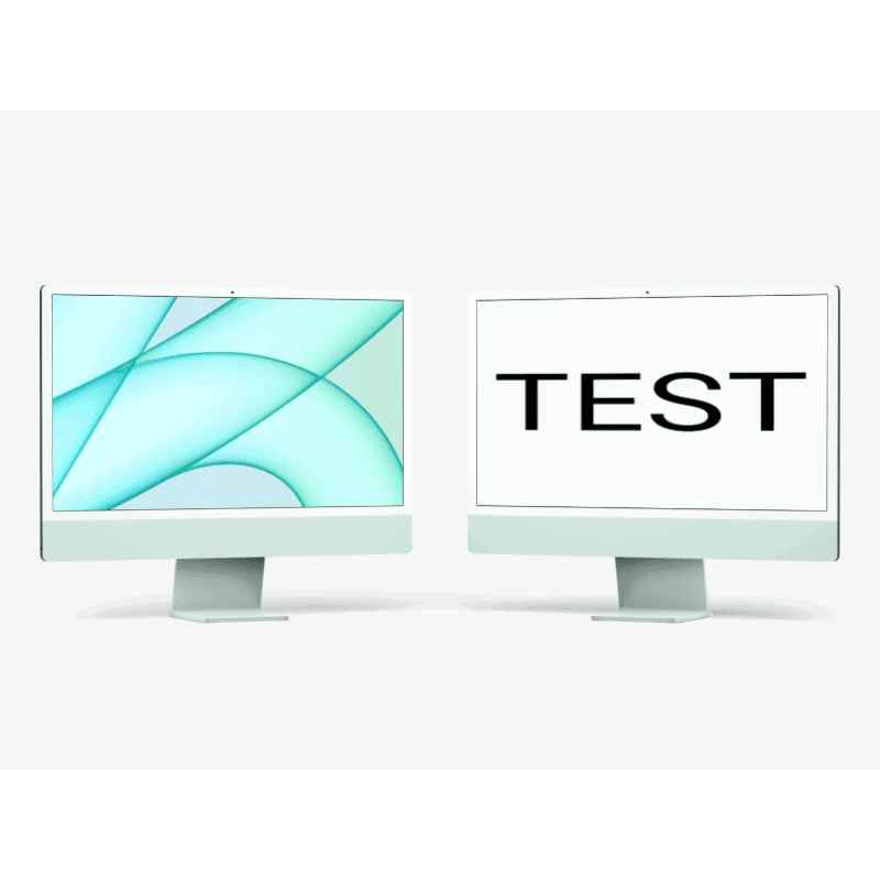 iMac 24 inch online mockup
