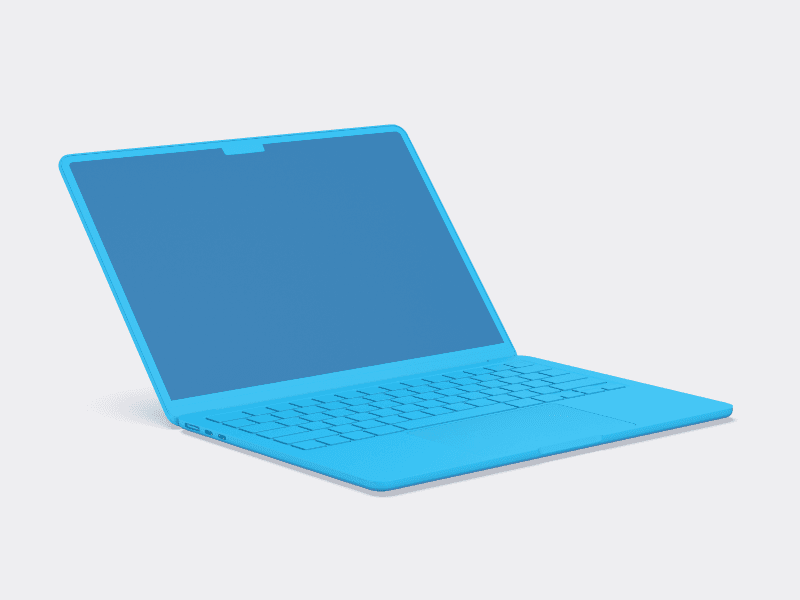 MacBook Air (2022) online mockup