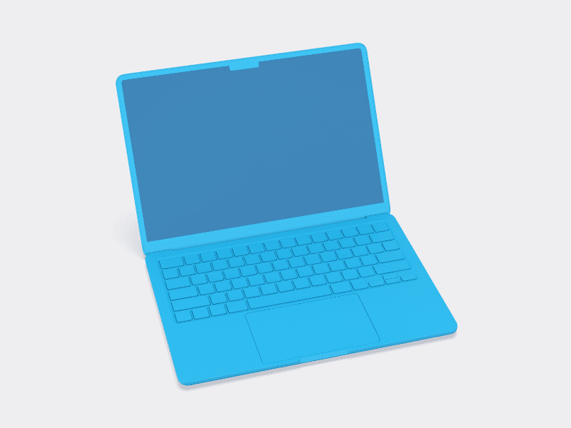 MacBook Air (2022) online mockup
