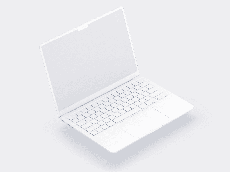 MacBook Air (2022) online mockup