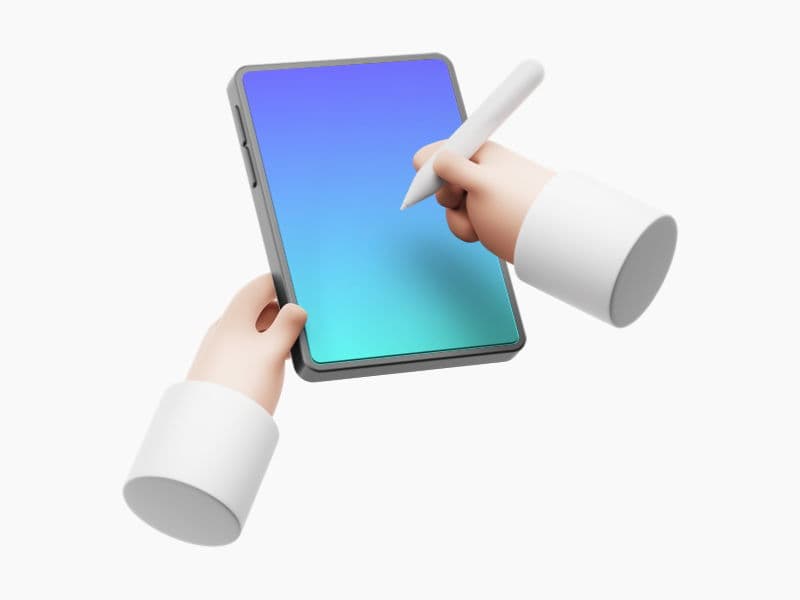 Cartoon Tablet online mockup