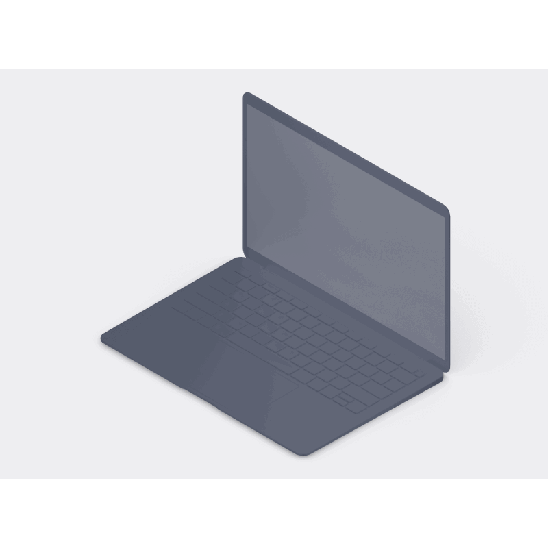 MacBook Air 13 online mockup