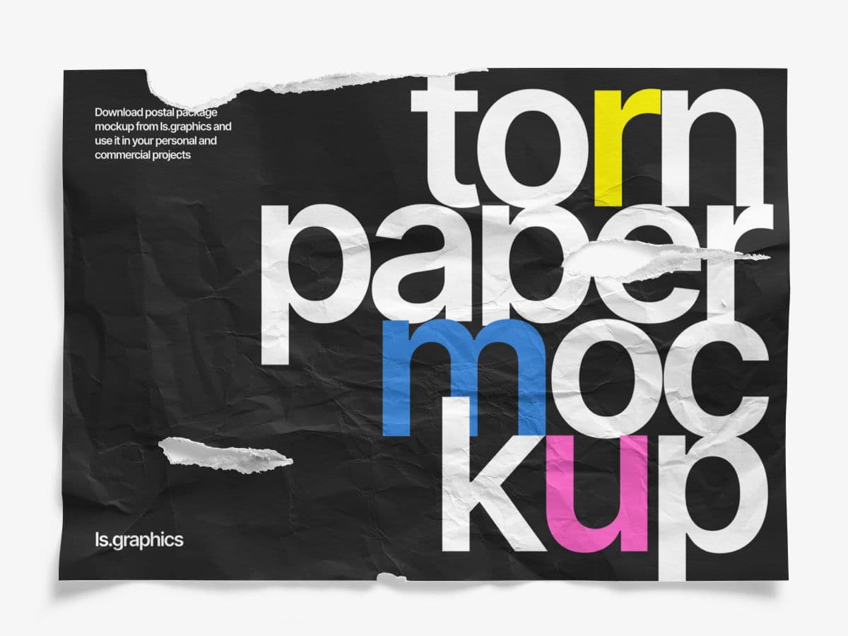 Torn Posters online mockup