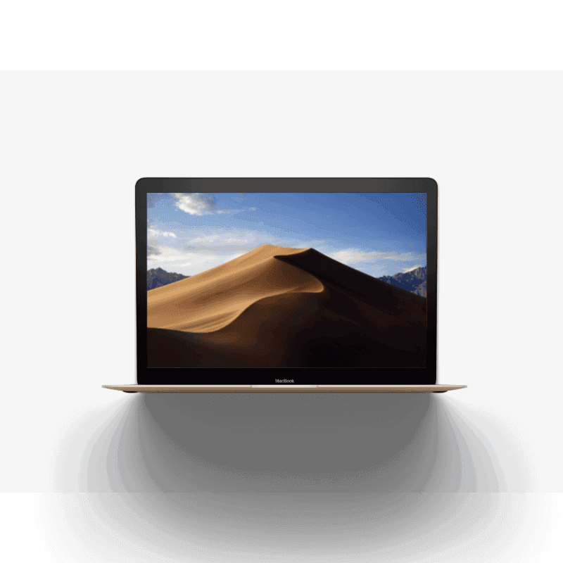 MacBook online mockup