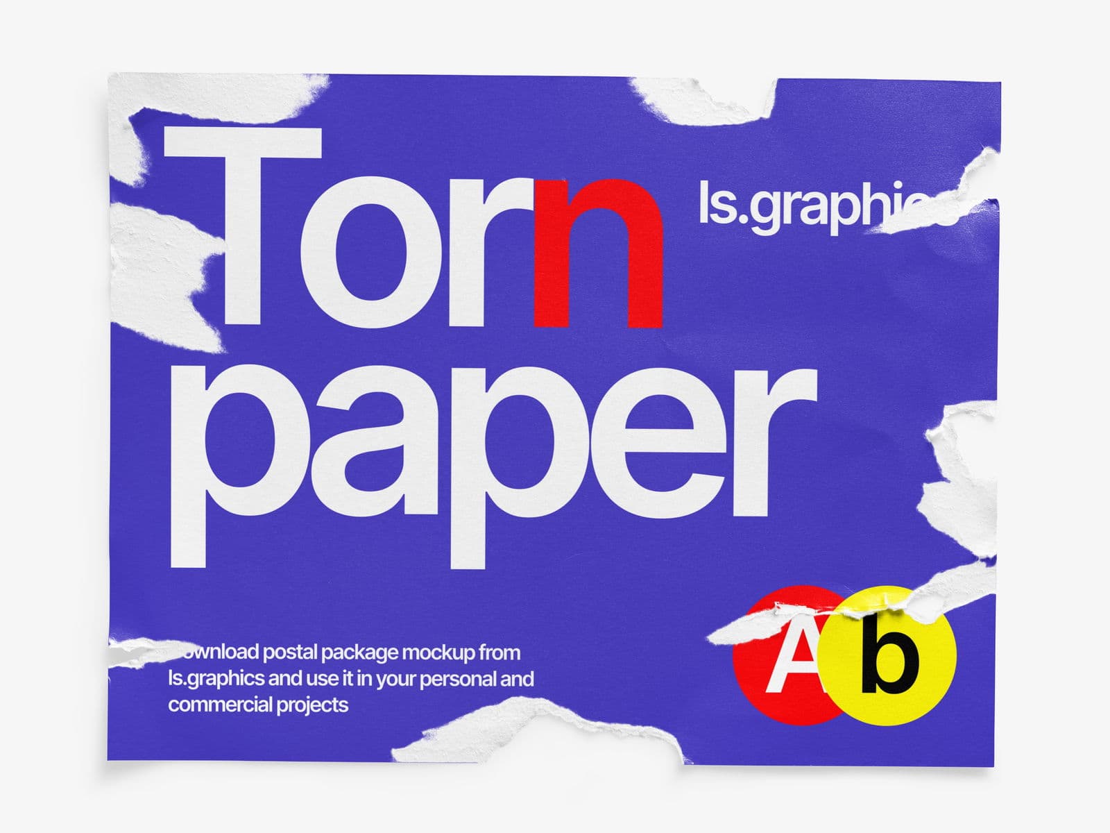 Torn Posters Glossy online mockup