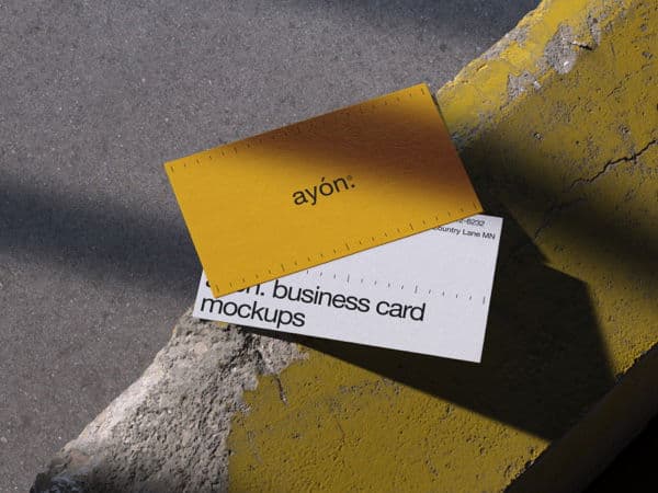 Business Сards online mockup