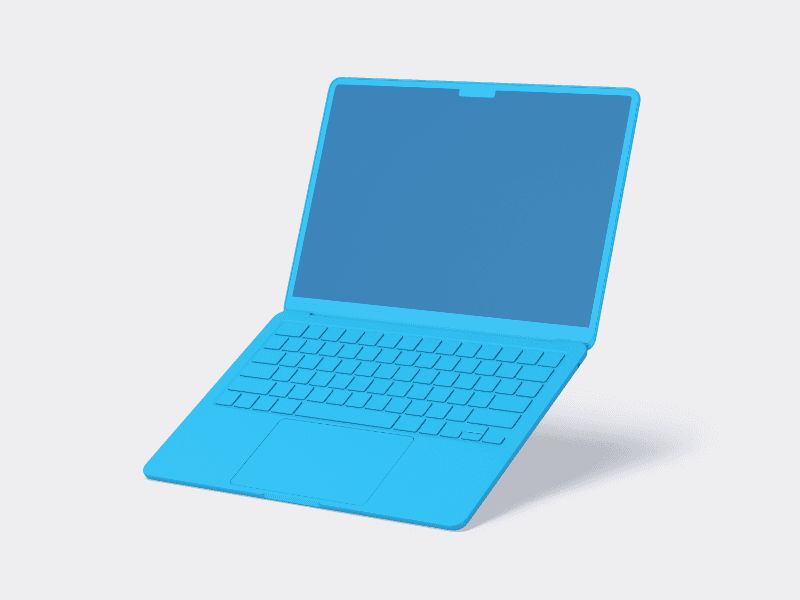 MacBook Air (2022) online mockup