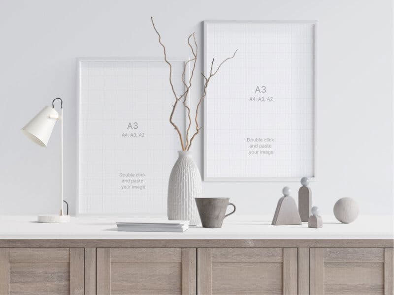 Frames online mockup