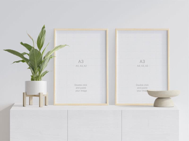Frames online mockup