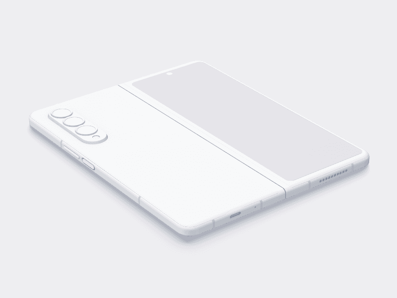 Samsung Galaxy Z Fold 3 online mockup