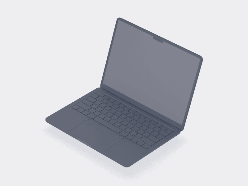 MacBook Air (2022) online mockup