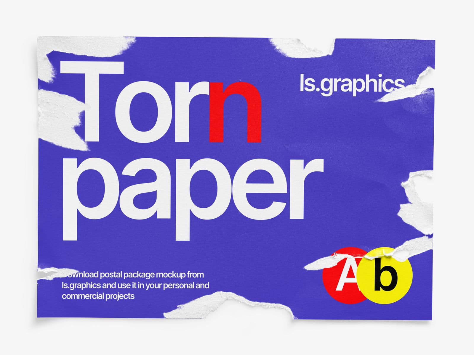 Torn Posters Glossy online mockup