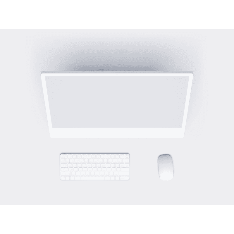 iMac 24 inch online mockup