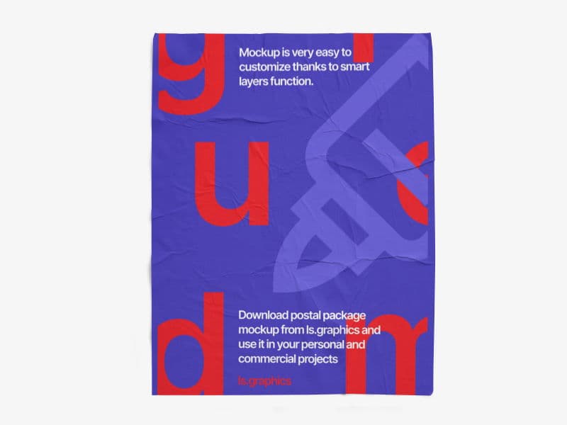 Glued Posters Textured online mockup