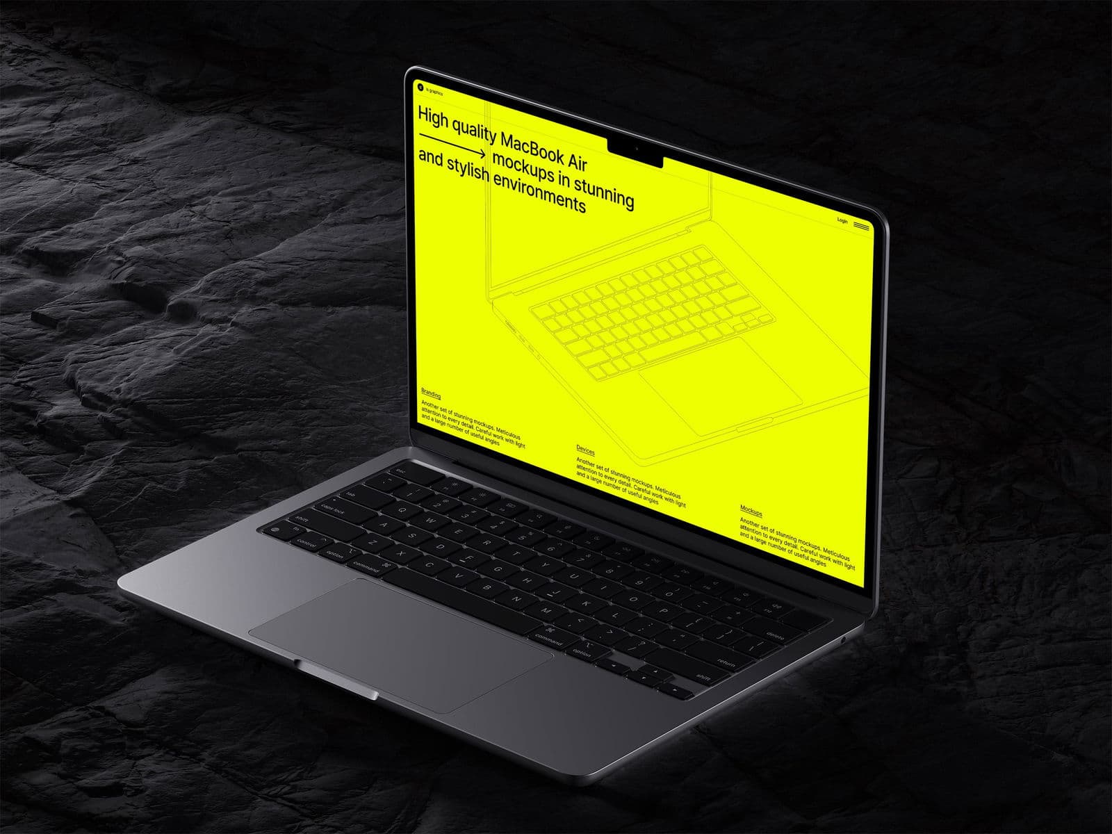 MacBook Air (2022) online mockup