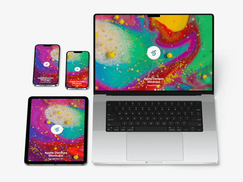 Apple Set online mockup