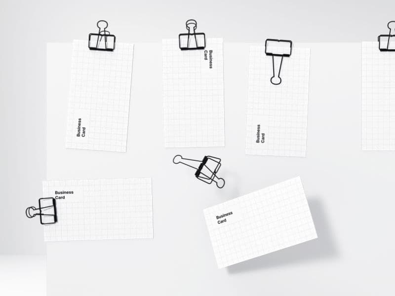 Business Cards online mockup
