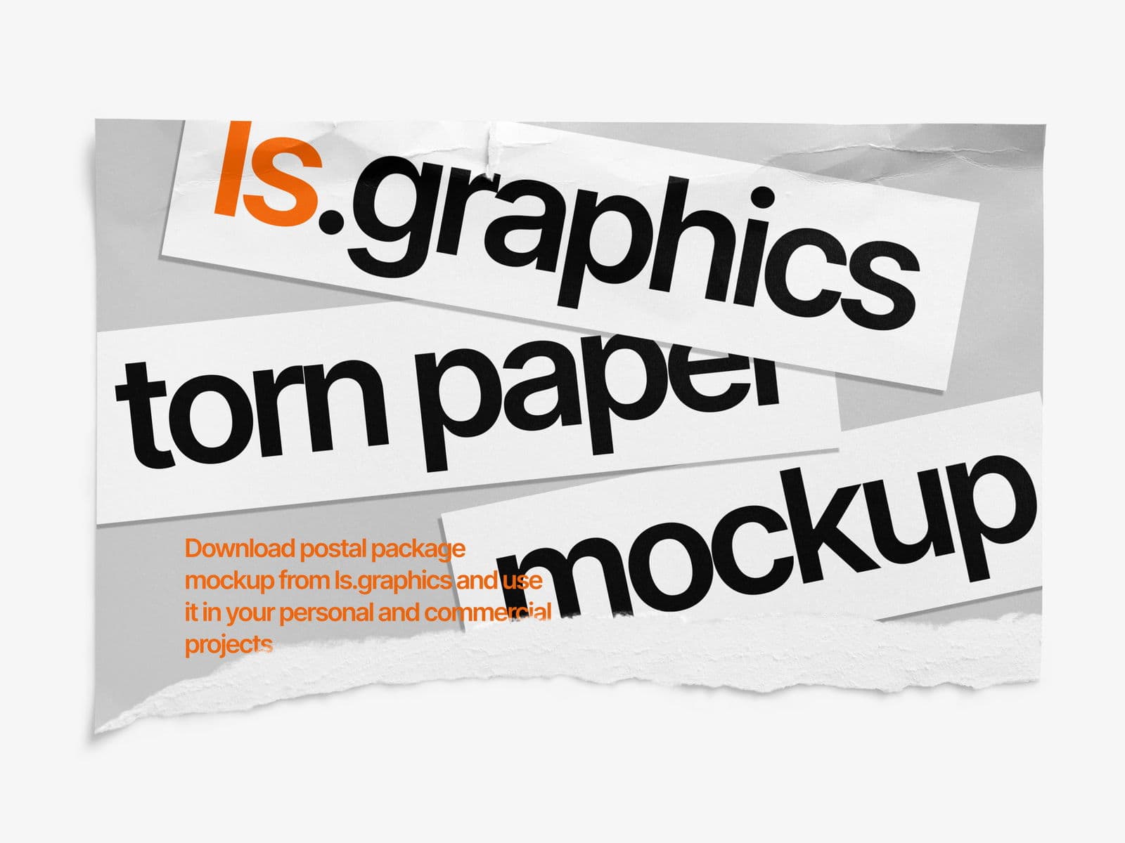 Torn Posters Glossy online mockup