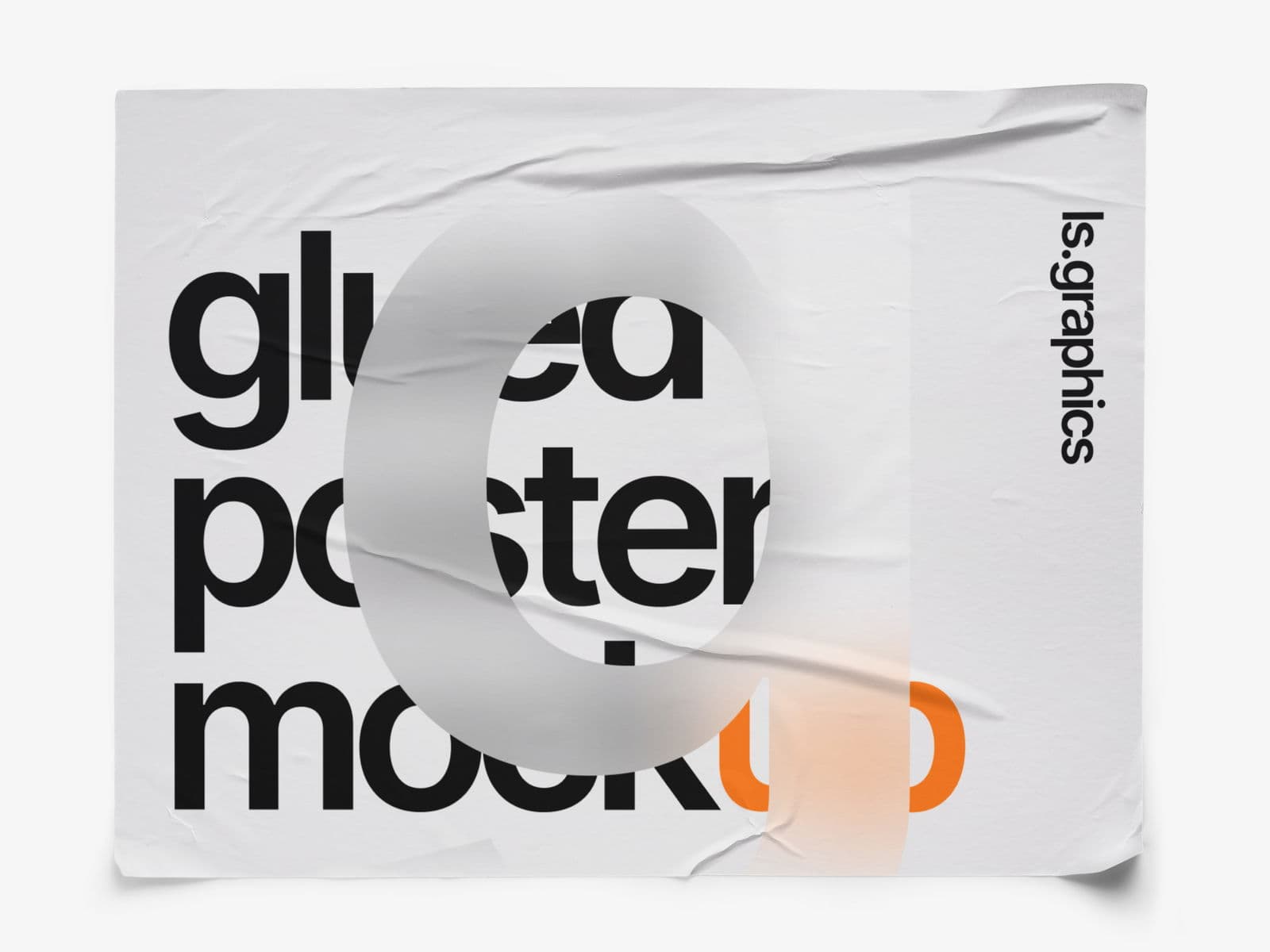Glued Posters Glossy online mockup