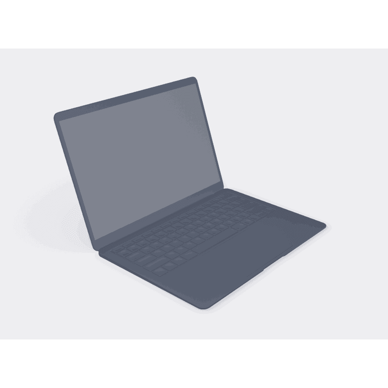 MacBook Air 13 online mockup