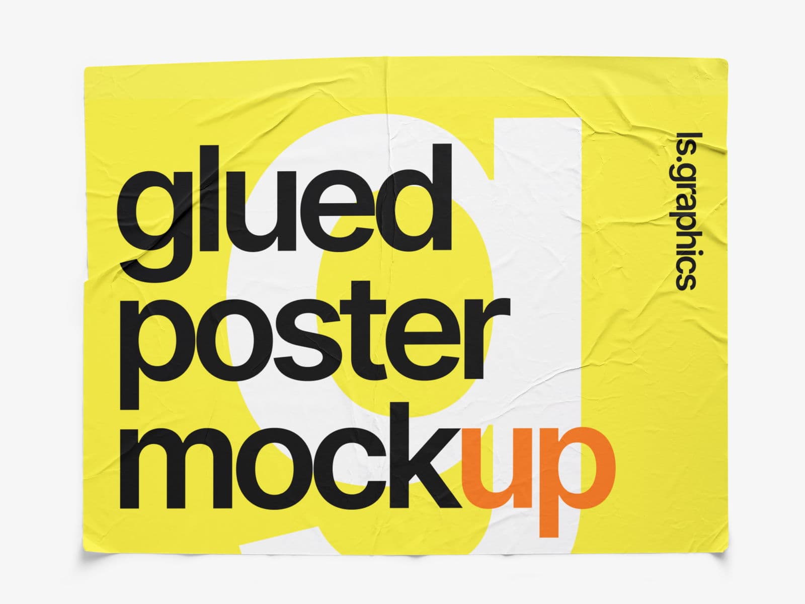 Glued Posters Glossy online mockup