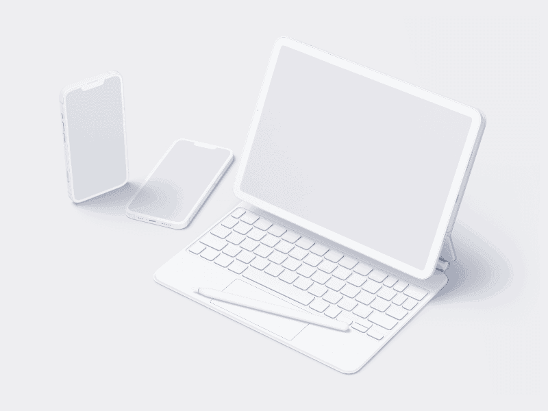Apple Set online mockup