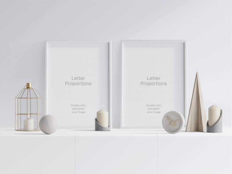 Frames online mockup