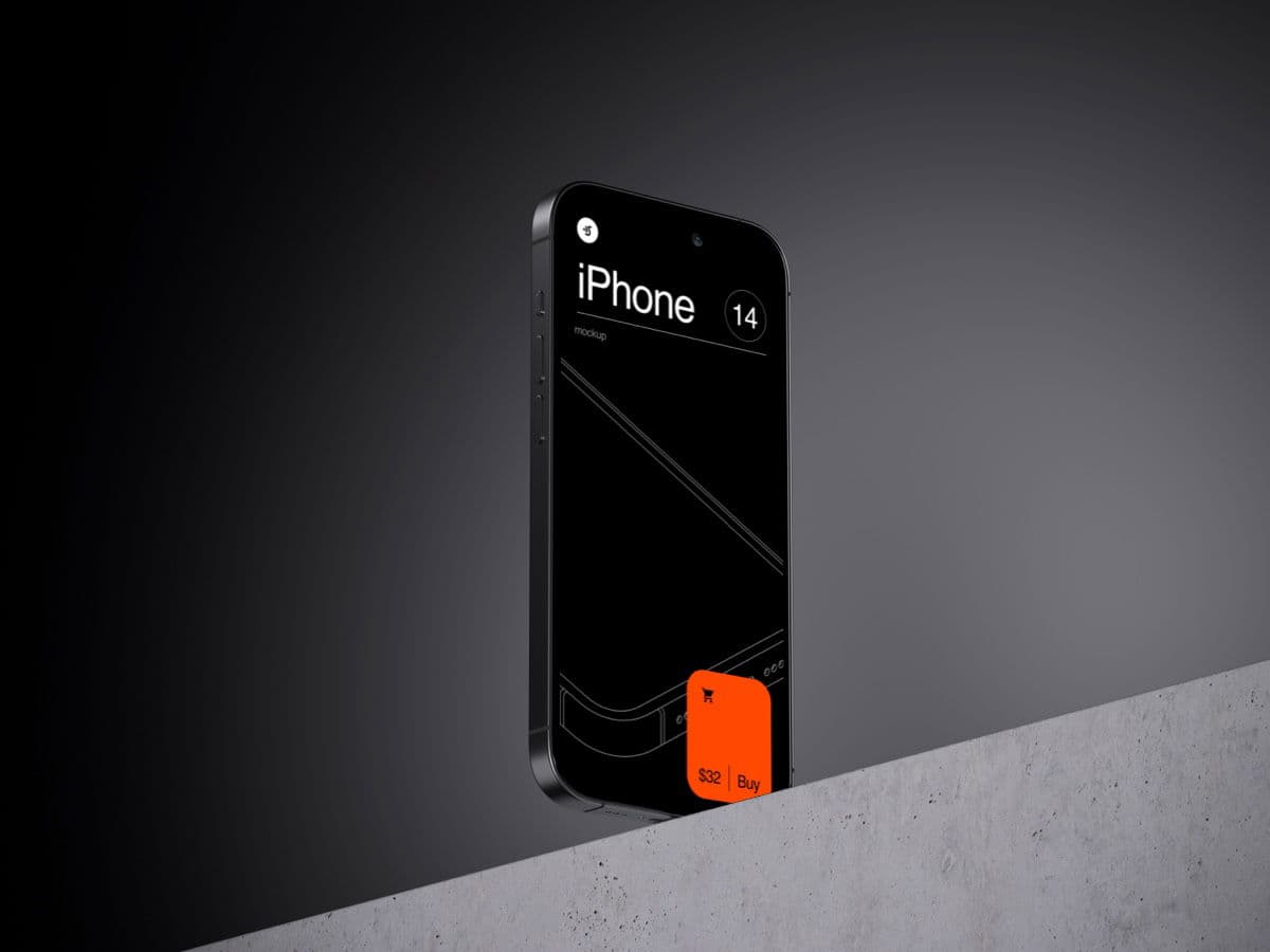 iPhone 14 Pro online mockup