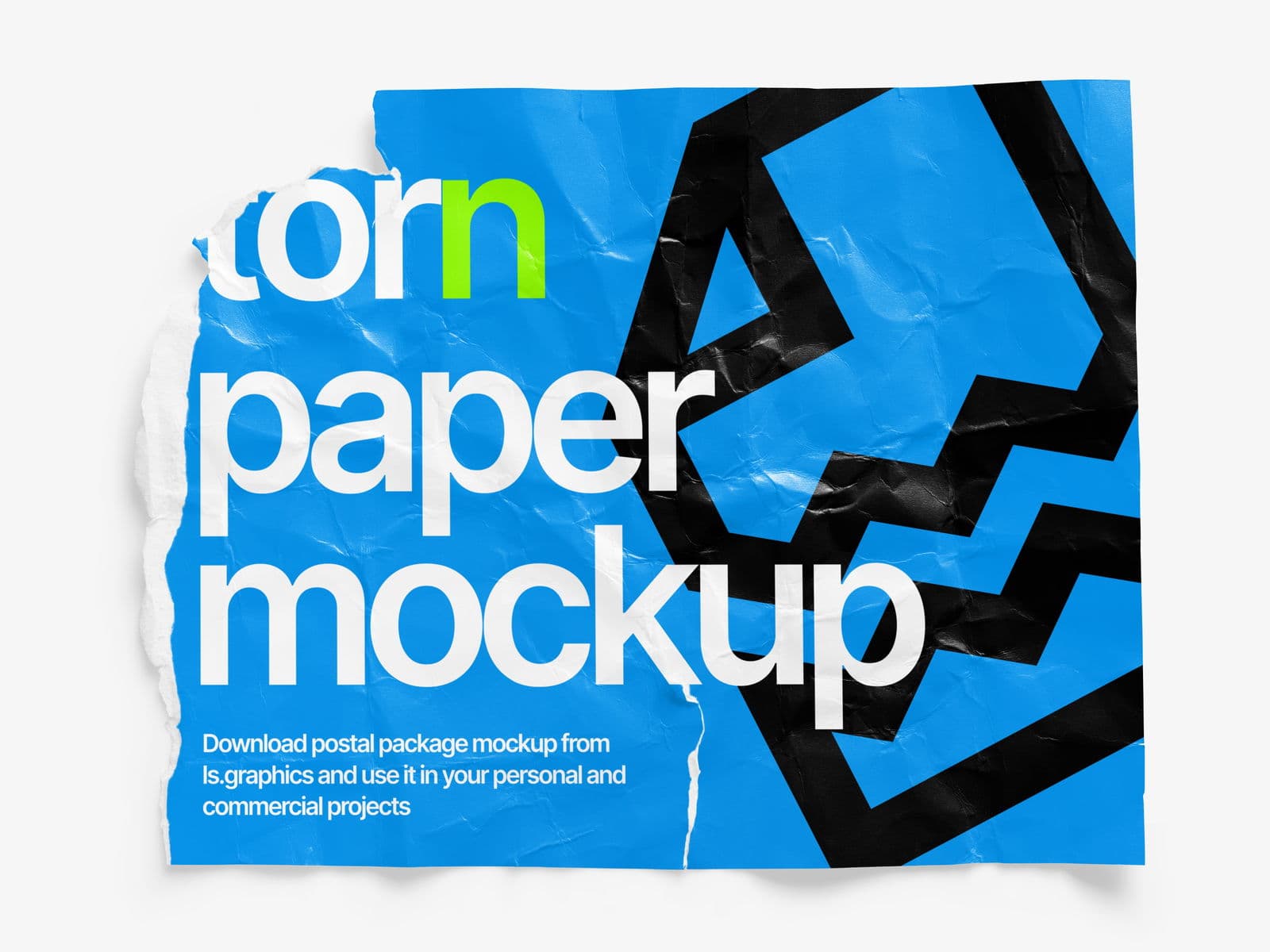 Torn Posters Glossy online mockup