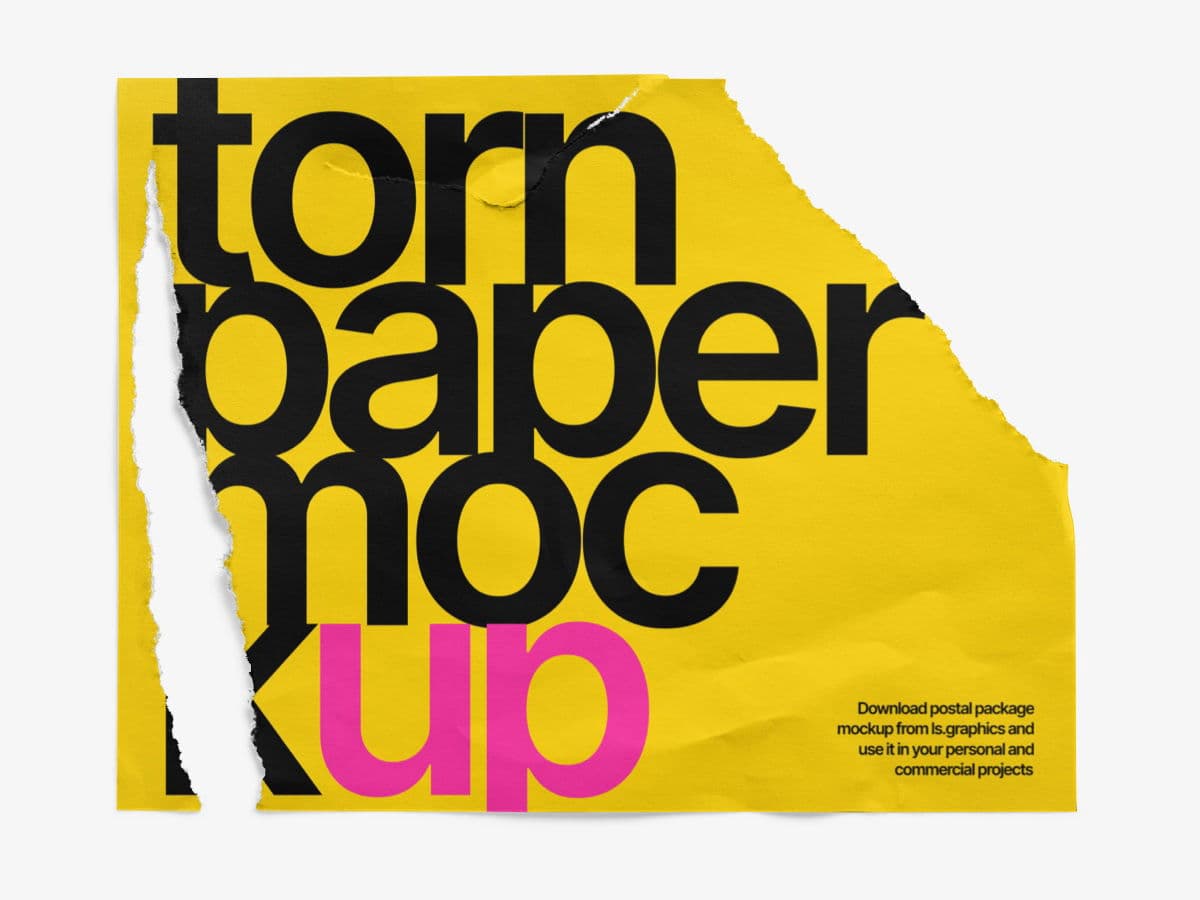 Torn Posters online mockup