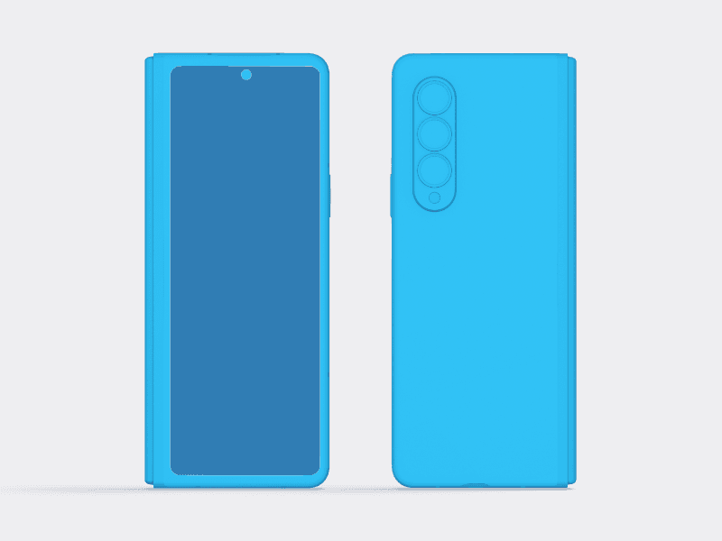 Samsung Galaxy Z Fold 3 online mockup