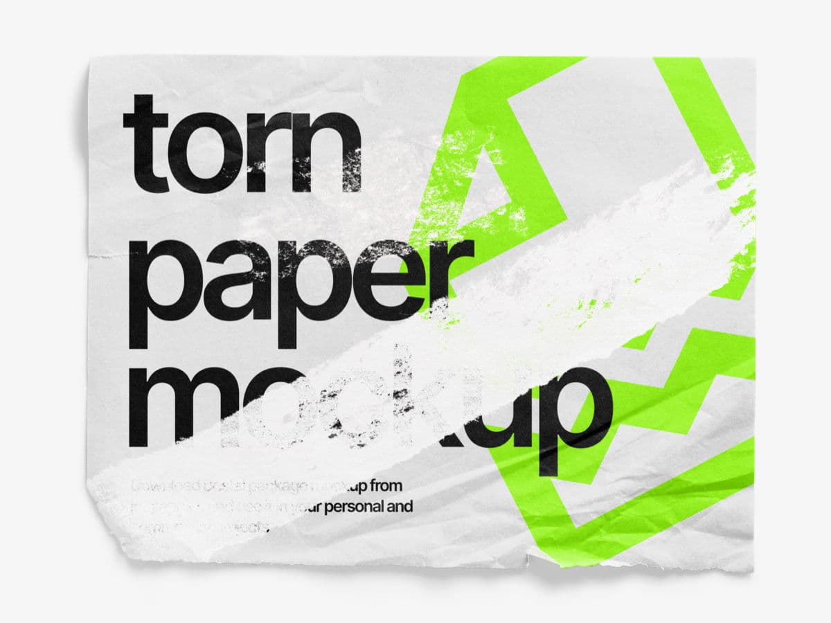 Torn Posters Textured online mockup