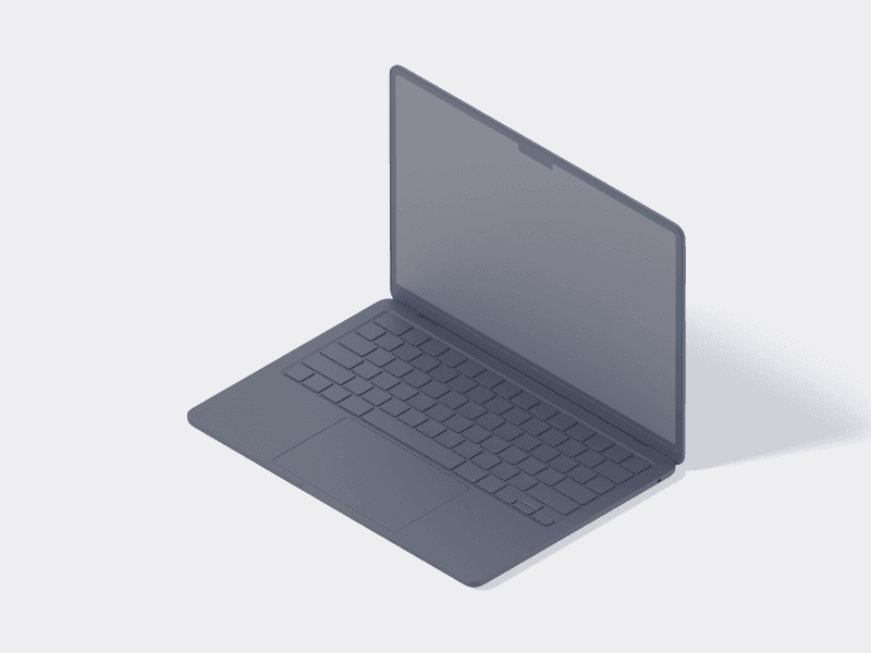MacBook Air (2022) online mockup
