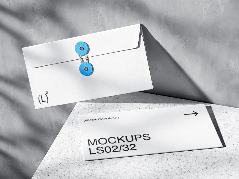 Qubus. Envelopes online mockup