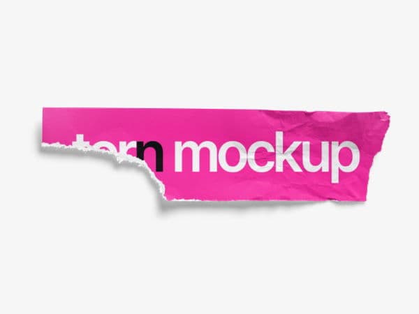 Torn Posters online mockup