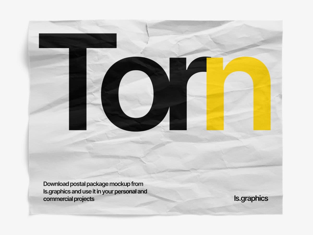 Torn Posters online mockup