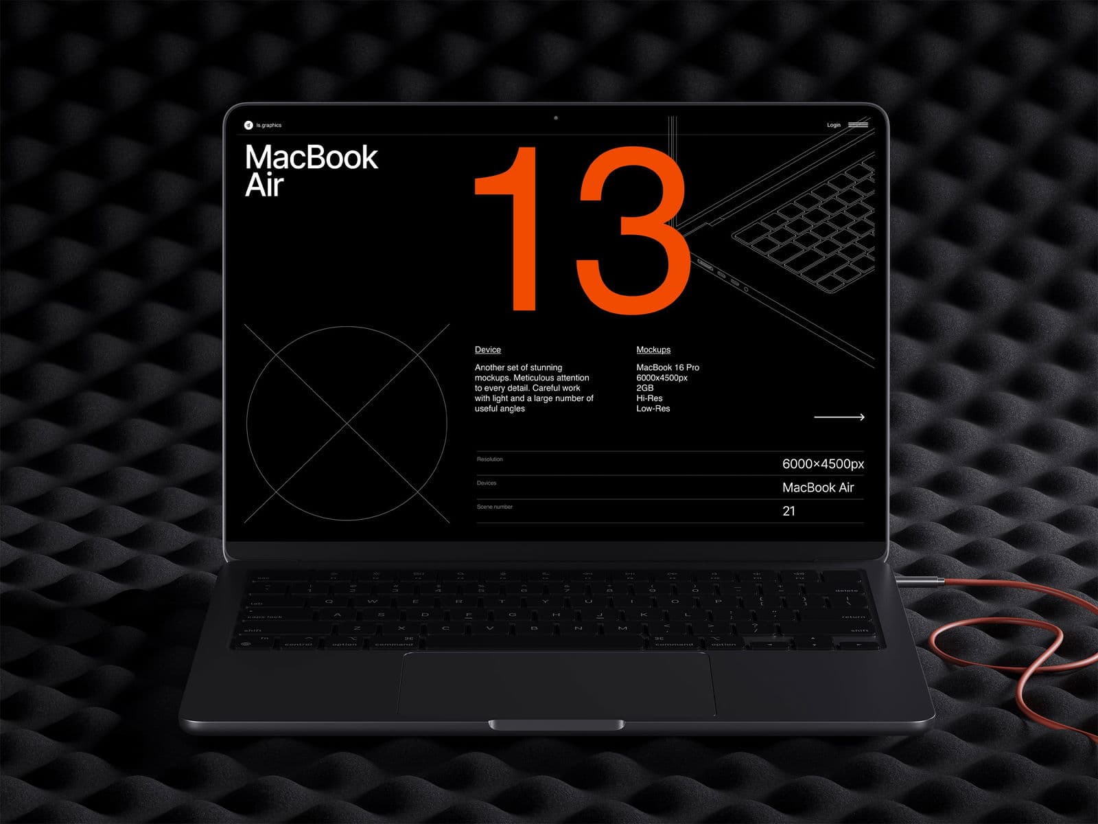 MacBook Air (2022) online mockup