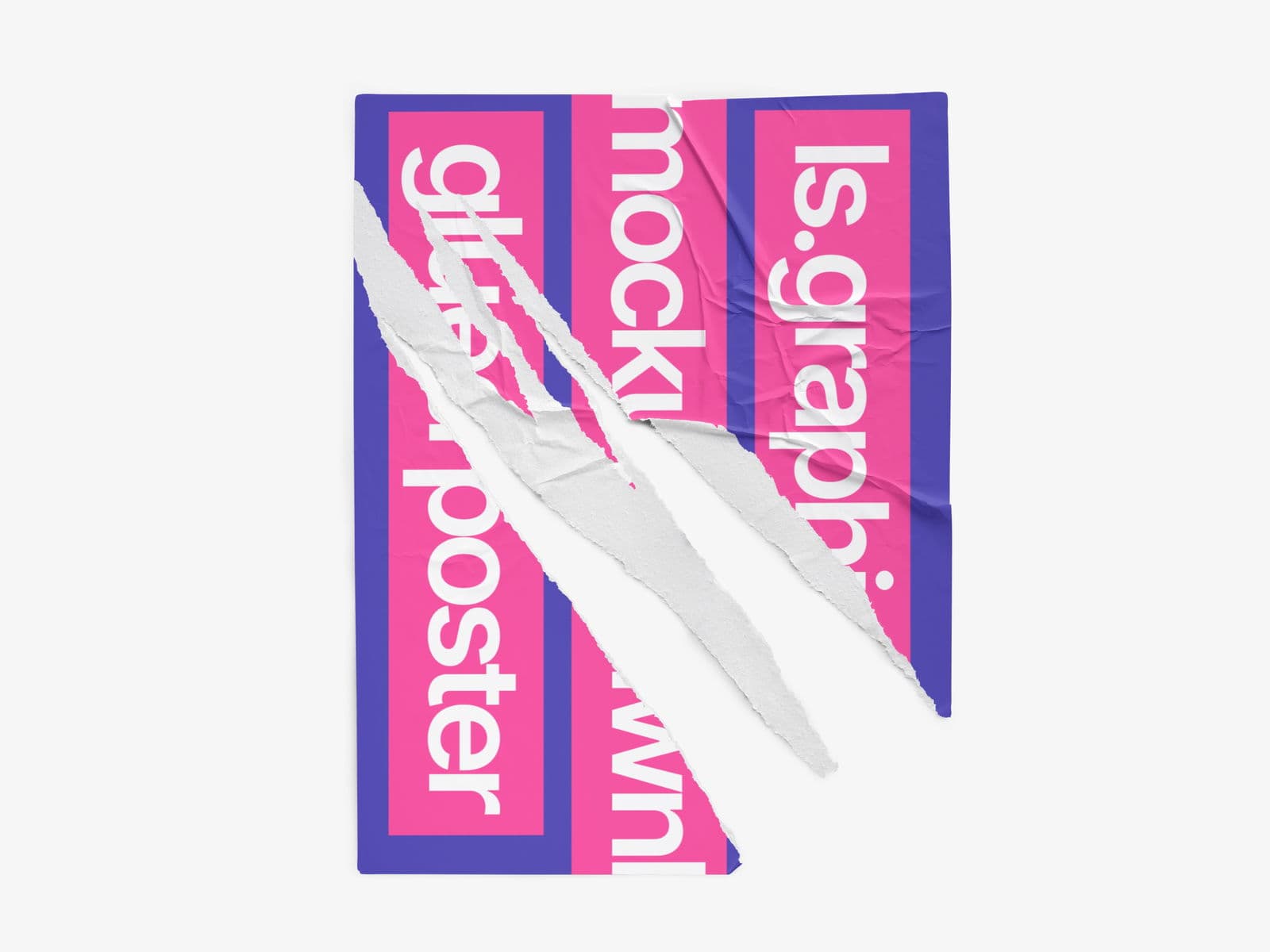 Glued Posters Glossy online mockup