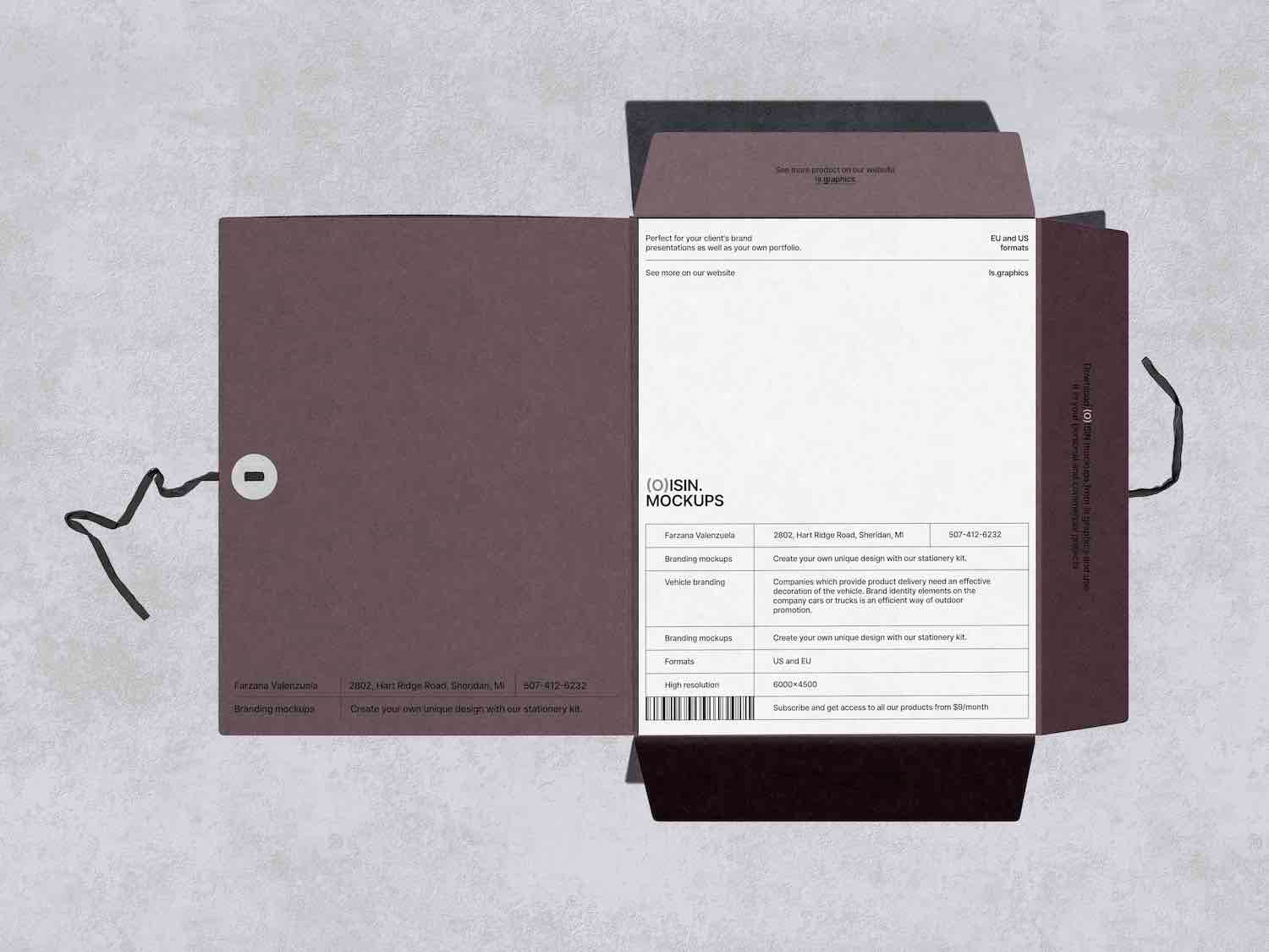 Oisin online mockup