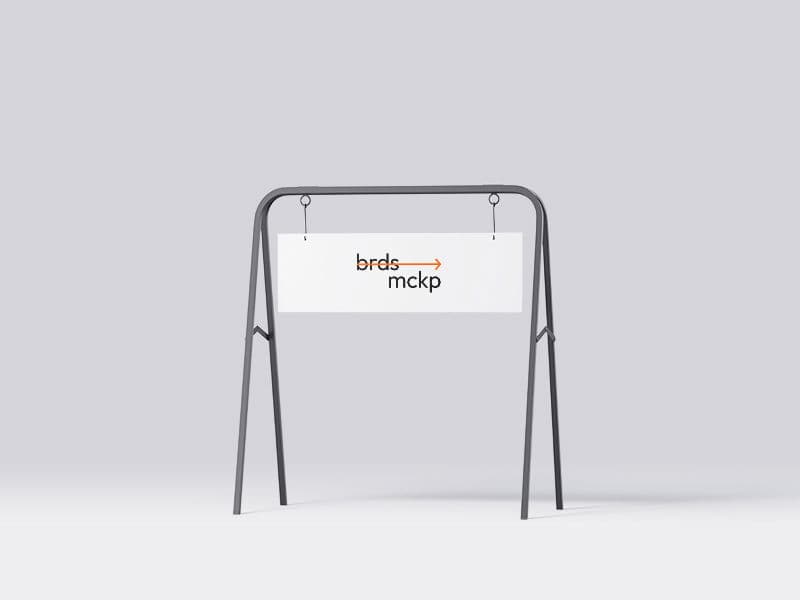 Boards. Poster Stand online mockup