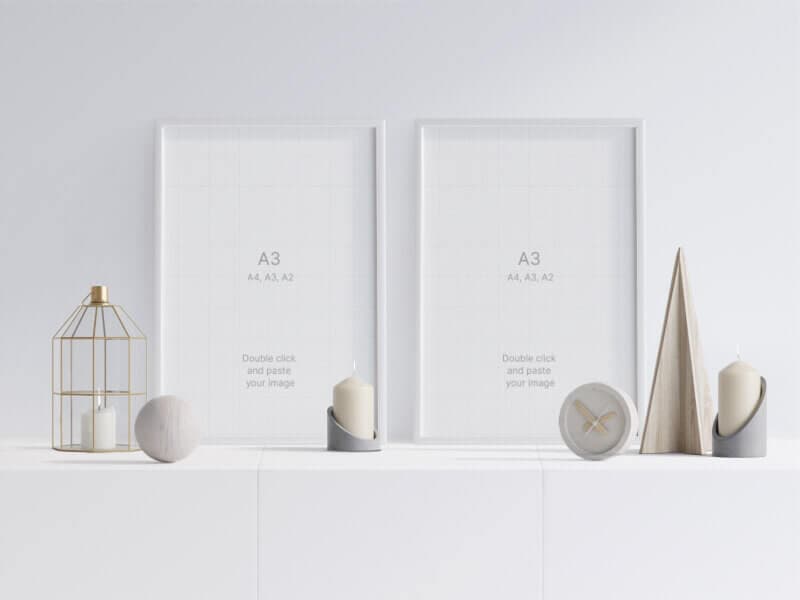 Frames online mockup