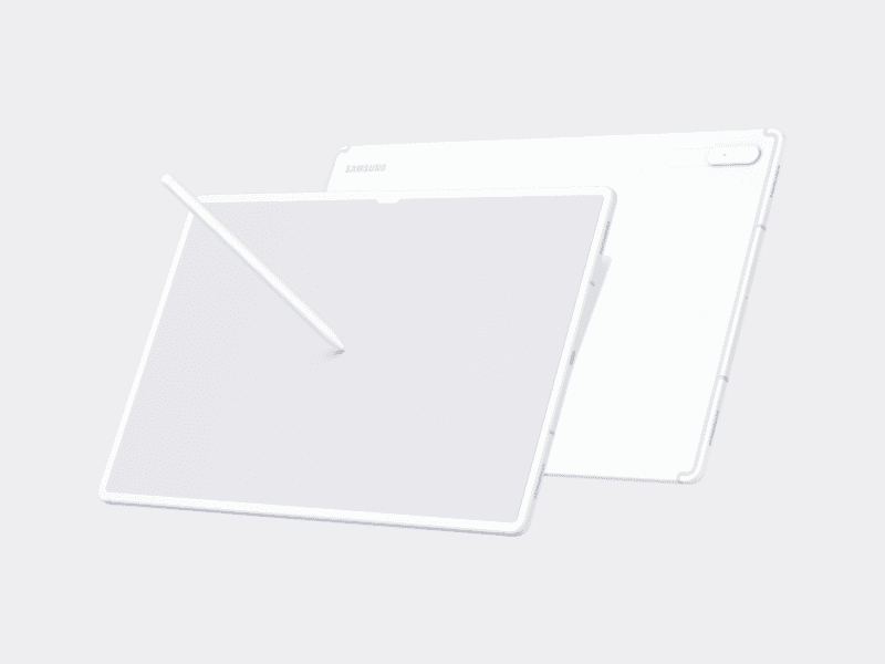 Galaxy Tab online mockup