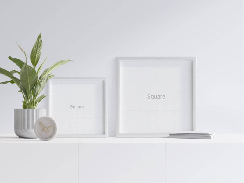 Frames online mockup