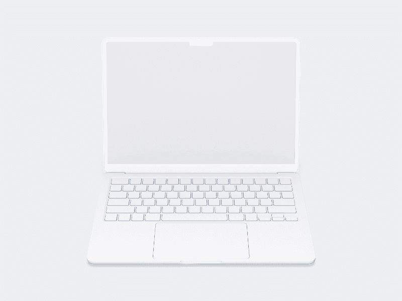 MacBook Air (2022) online mockup