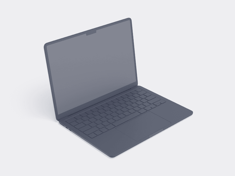 MacBook Air (2022) online mockup